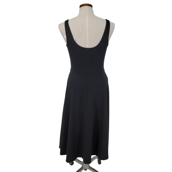 A New Day Womens Size XS Midi A Line Sleeveless Black Dress Scoop Neck New - Picture 9 of 9